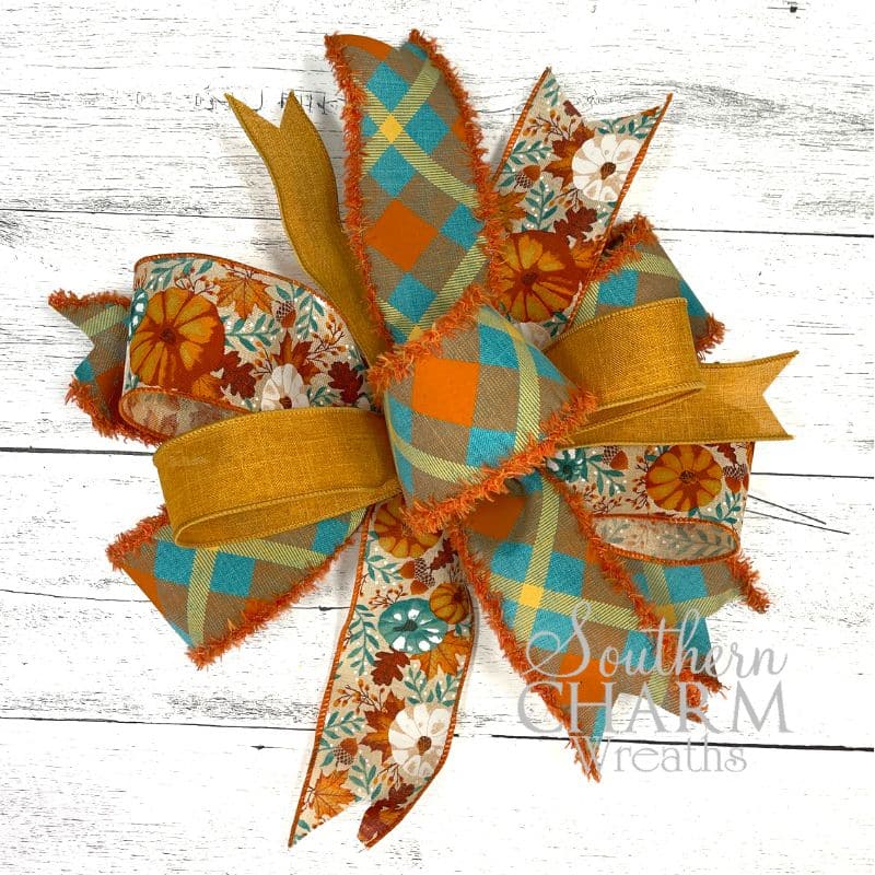 Pin TV - Fall Multi Ribbon Bow