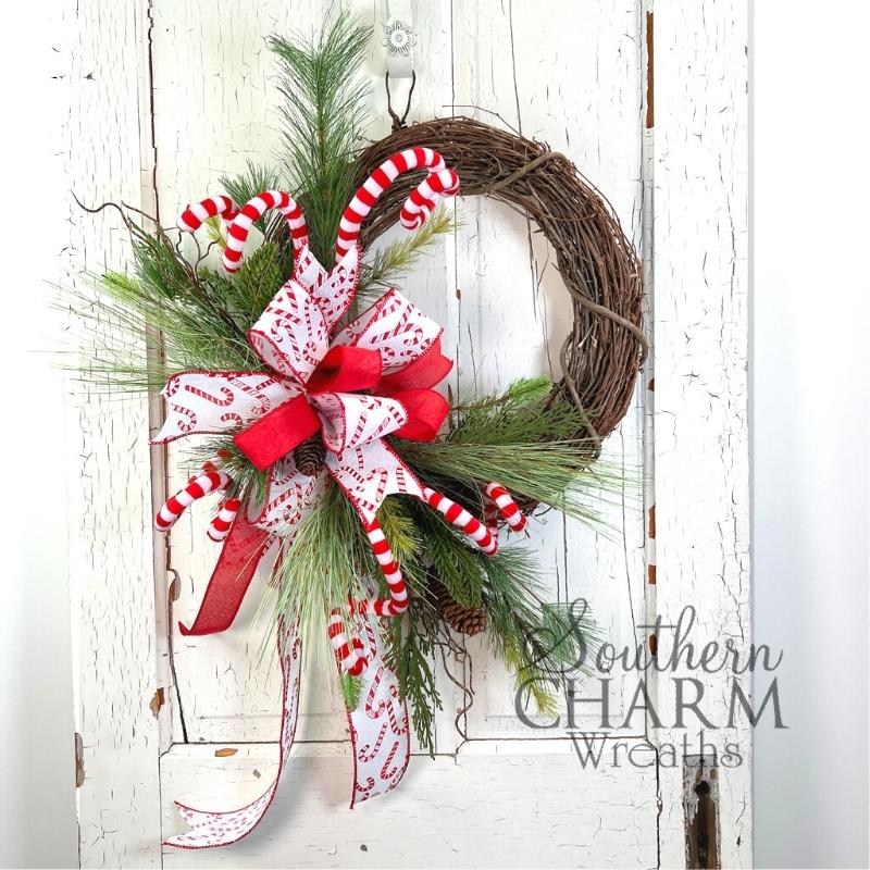 How to Make a Bow with Two Pieces of Ribbon - Southern Charm Wreaths