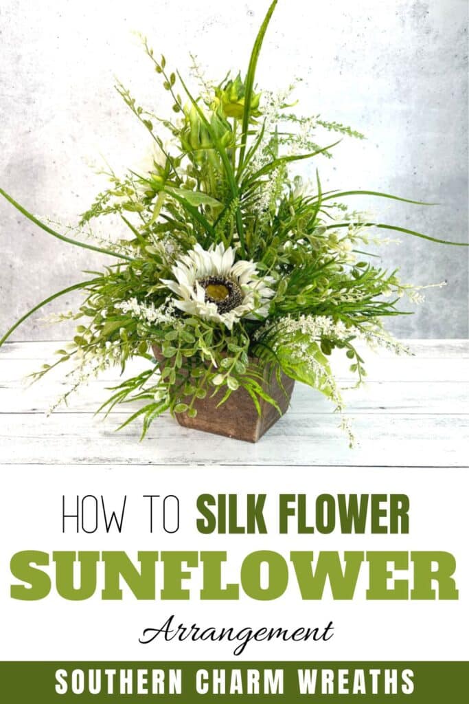How To Silk Sunflower Arrangement 