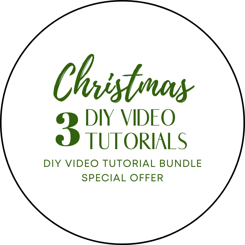 christmas 3 diy video tutorials button