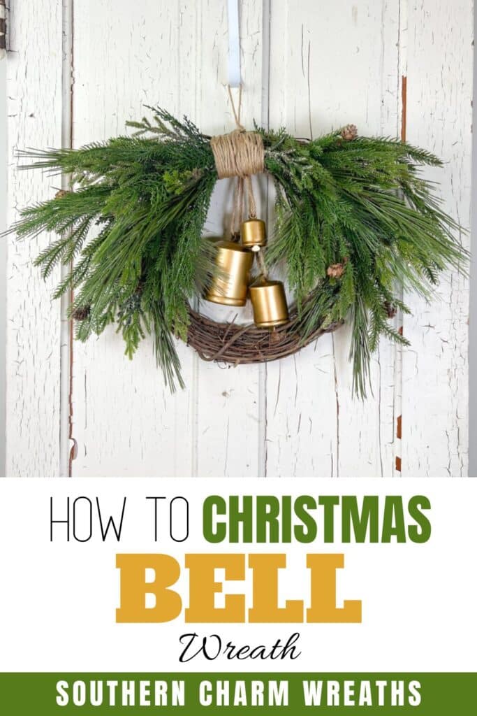 How to: Christmas Bell Wreath pin