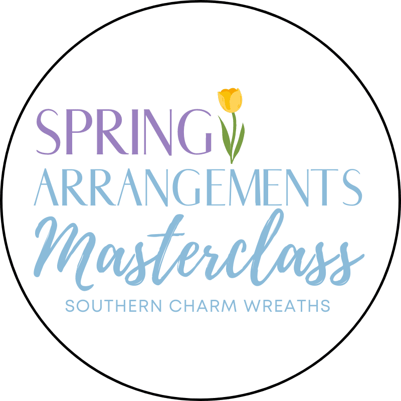 spring arrangements masterclass button