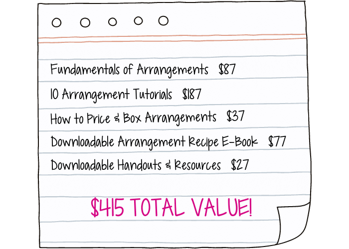 arrangements masterclass course value graphic