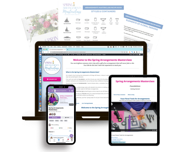 spring arrangements masterclass media graphic