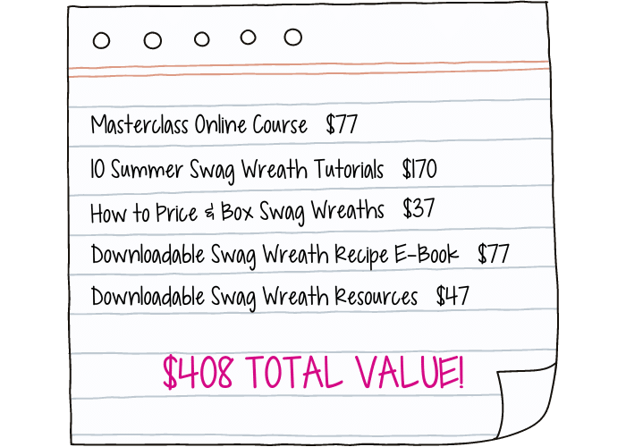 summer swag masterclass course value graphic
