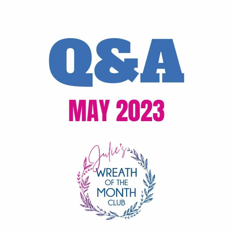 text box "Q&A May 2023"
