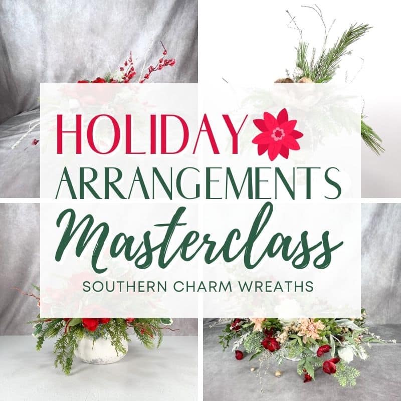 Christmas Décor Guide: Happy Holiday Hosting Floral Arrangement, Projects