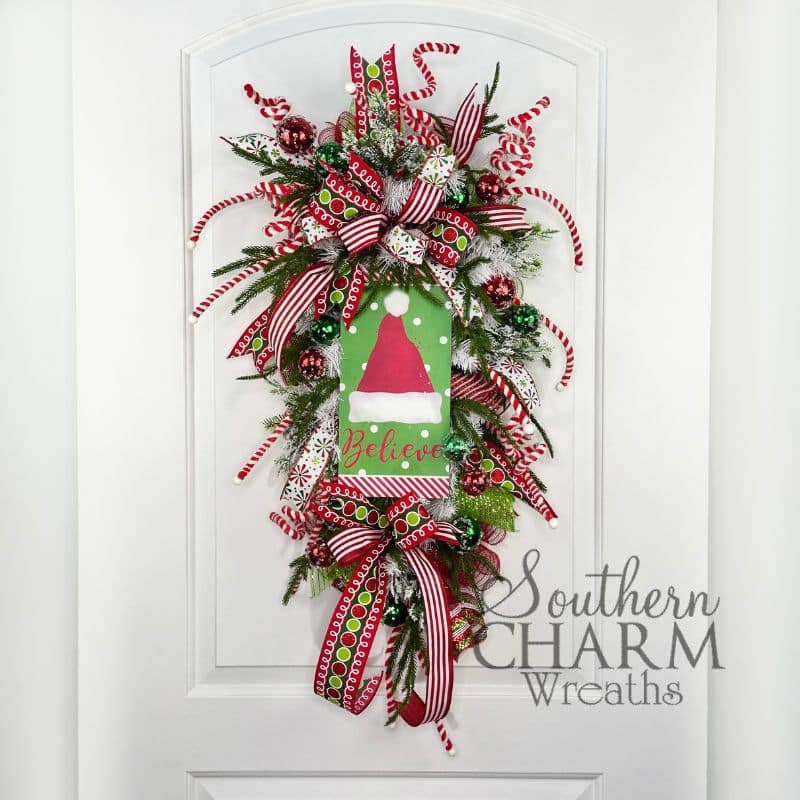 Blog - Whimsical Santa Swag Wreath