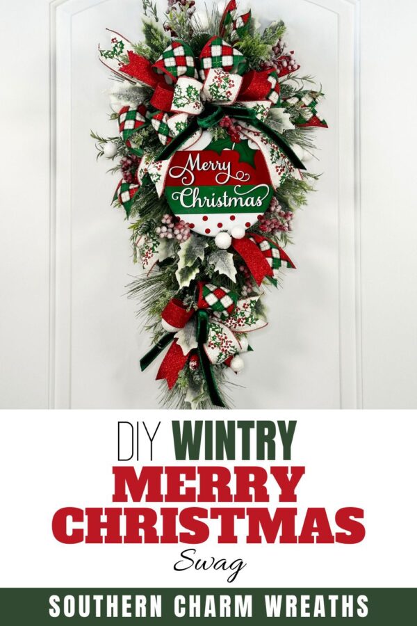 How to Merry Christmas Swag with Coach Laurie Anne - Southern Charm Wreaths