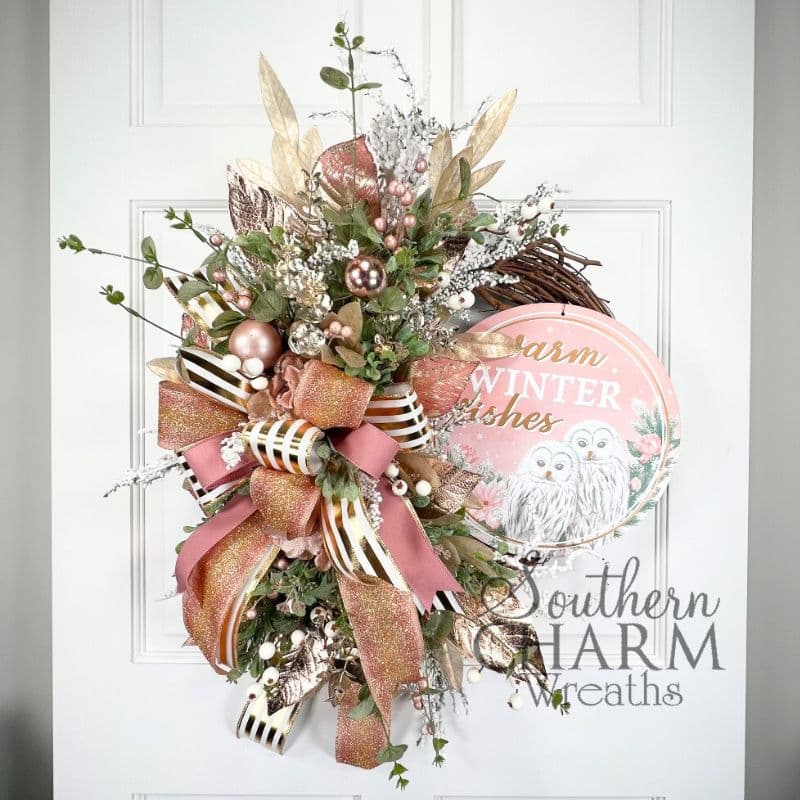 WOTMC] Valentine's Wreath for Front Door - Southern Charm Wreaths