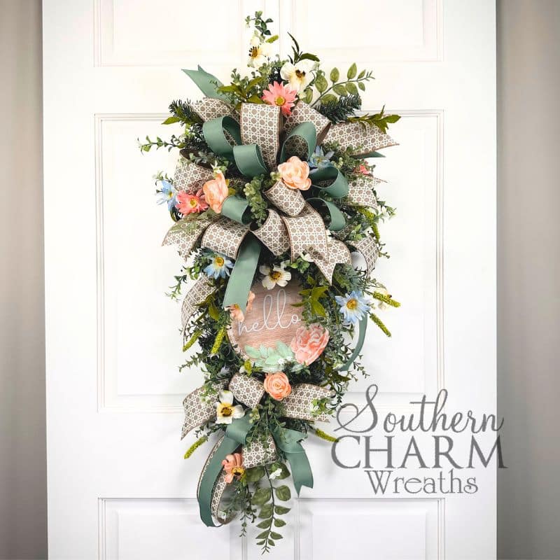DIY Multi Ribbon Bow for Valentine's Day - Southern Charm Wreaths