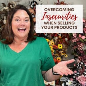 overcoming insecurities when selling your products square pin