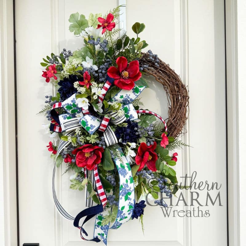Stars Stripes Sales - Elevated Magnolia Wreath