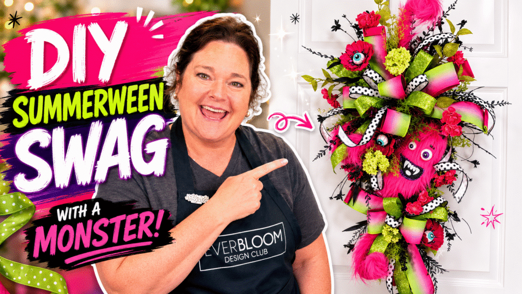 YouTube thumbnail DIY Summerween Swag.