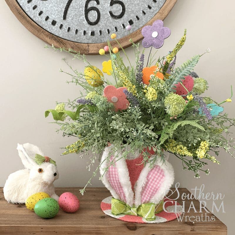 Blog-10-Whimsical-Easter-Bunny-Hat-Arrangement
