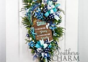 Blog - Beach Themed Swag Wreath