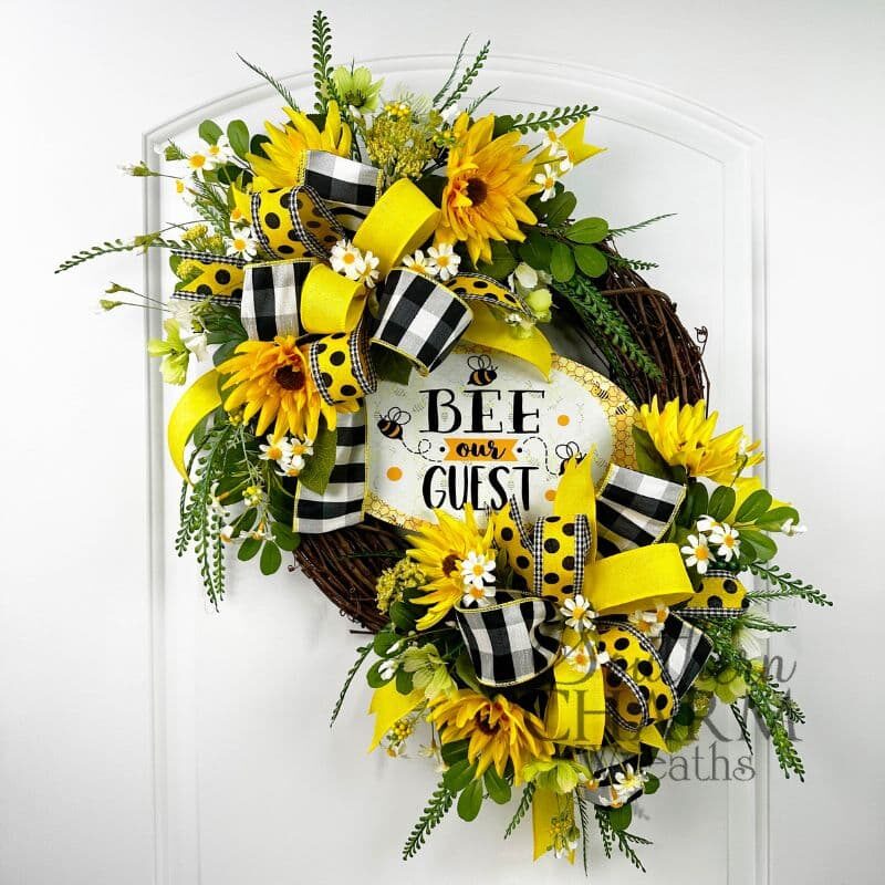 Blog - Bee Our Guest Summer Wreath