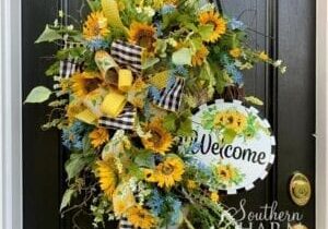 Blog - Bonus Silk Sunflower Oval Wreath