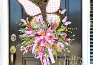 Blog - Butterfly Sign on Wreath Base