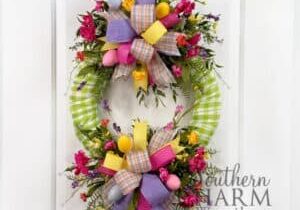 Blog - Easter Ribbon Wrapped Wreath