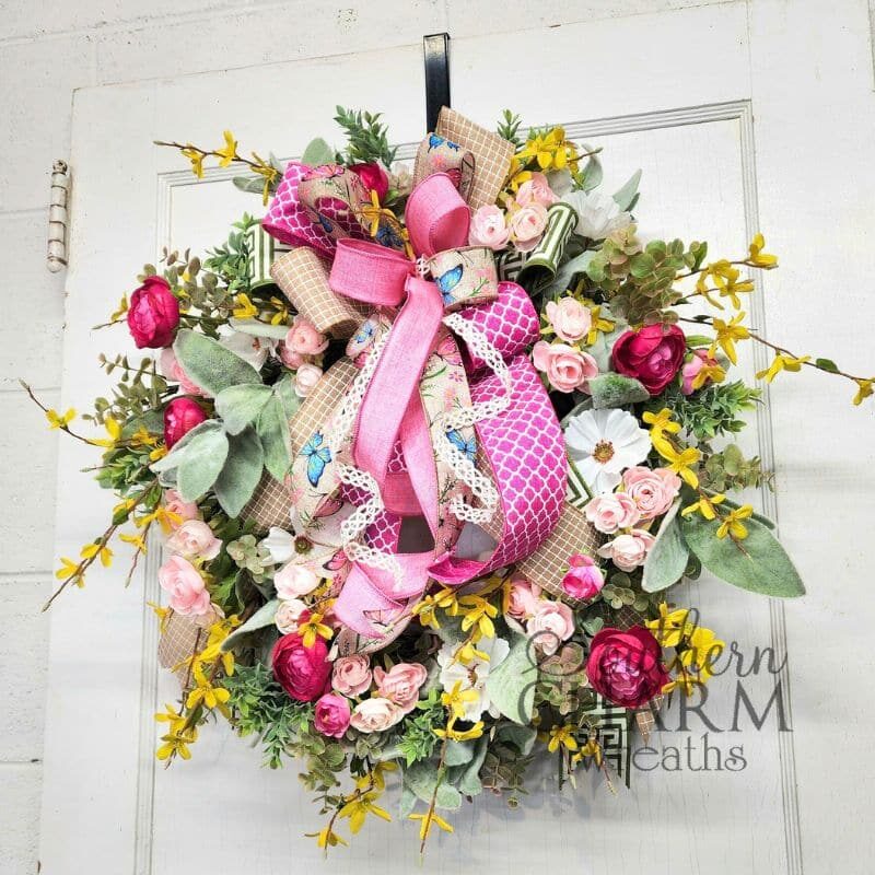 Blog - English Garden Spring Grapevine Wreath