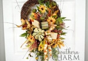Blog - Fall Arrangement Wreath