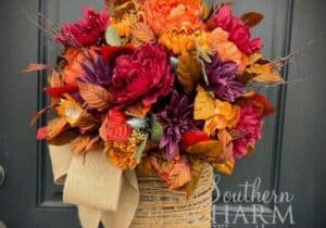 Blog - Fall Flower Hanging Basket