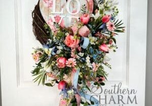 Blog - Floral Love Valentine's Day Grapevine Wreath