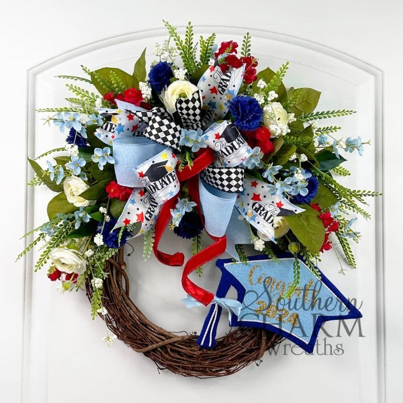 Blog - Graduation Grapevine Wreath
