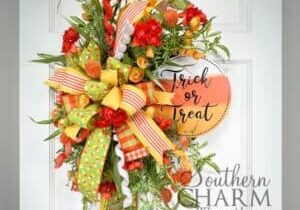 Blog - Halloween TrickorTreat Grapevine Wreath