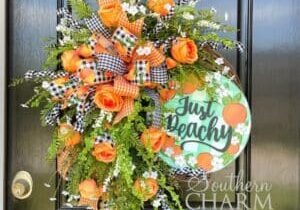 Blog - Just Peachy Summer Wreath
