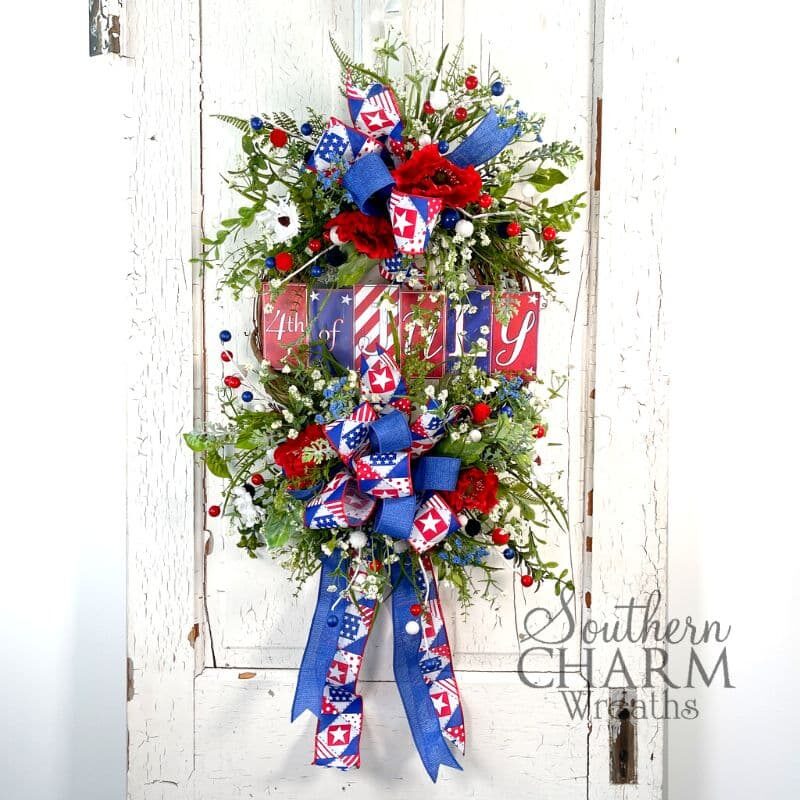 Blog - Patriotic 4th of July Wreath