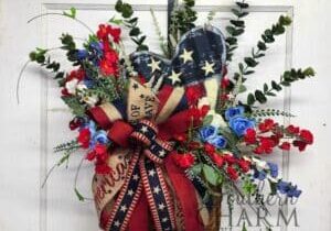 Blog - Patriotic Door Basket