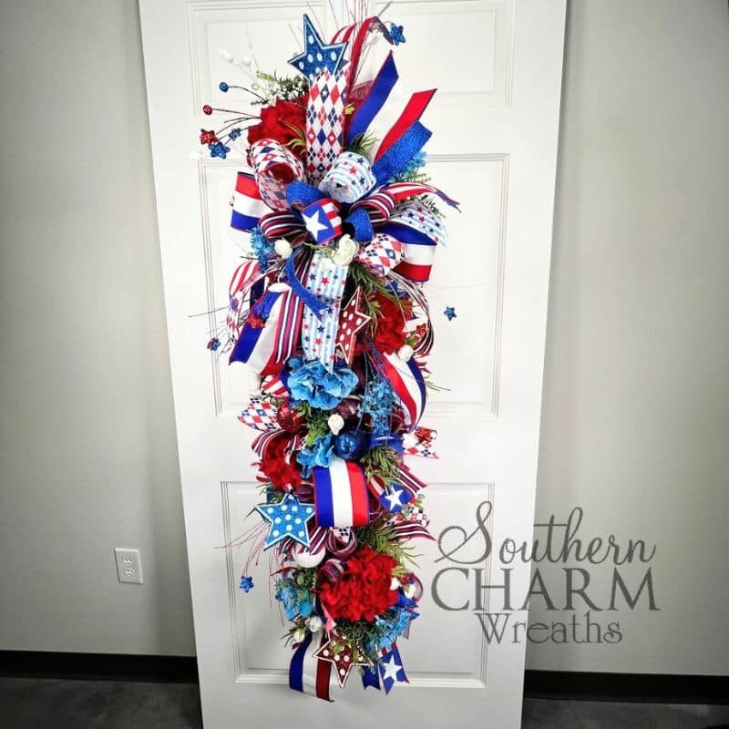 Blog - Patriotic Garland Wreath