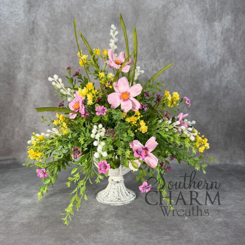 Blog - Petite Spring Pedestal Arrangement