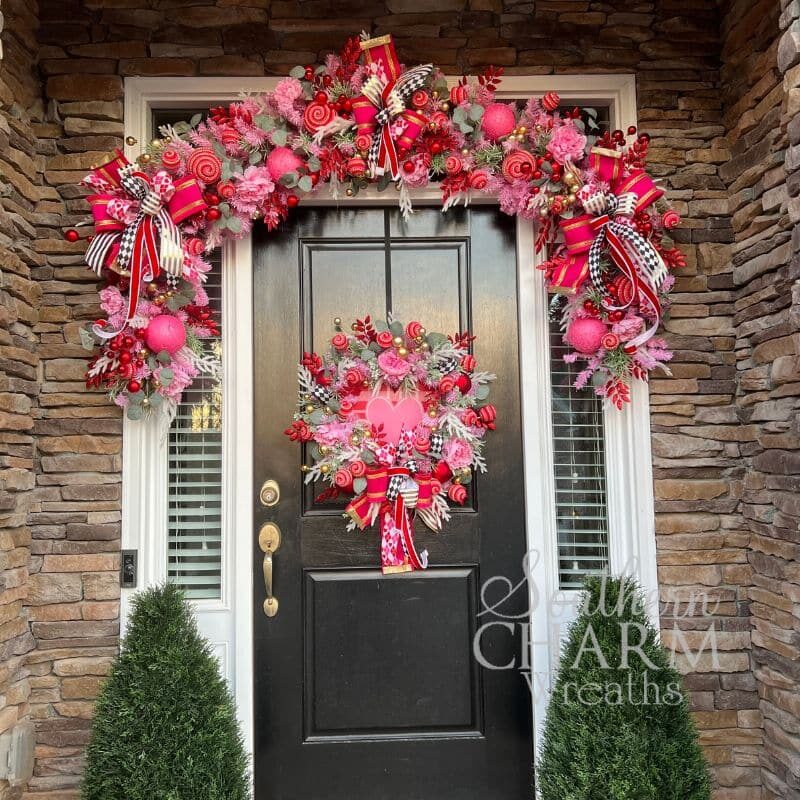 Blog - Pink Red Gold Valentines Garland