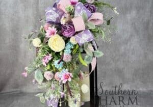 Blog - Purple Rose Lantern Swag