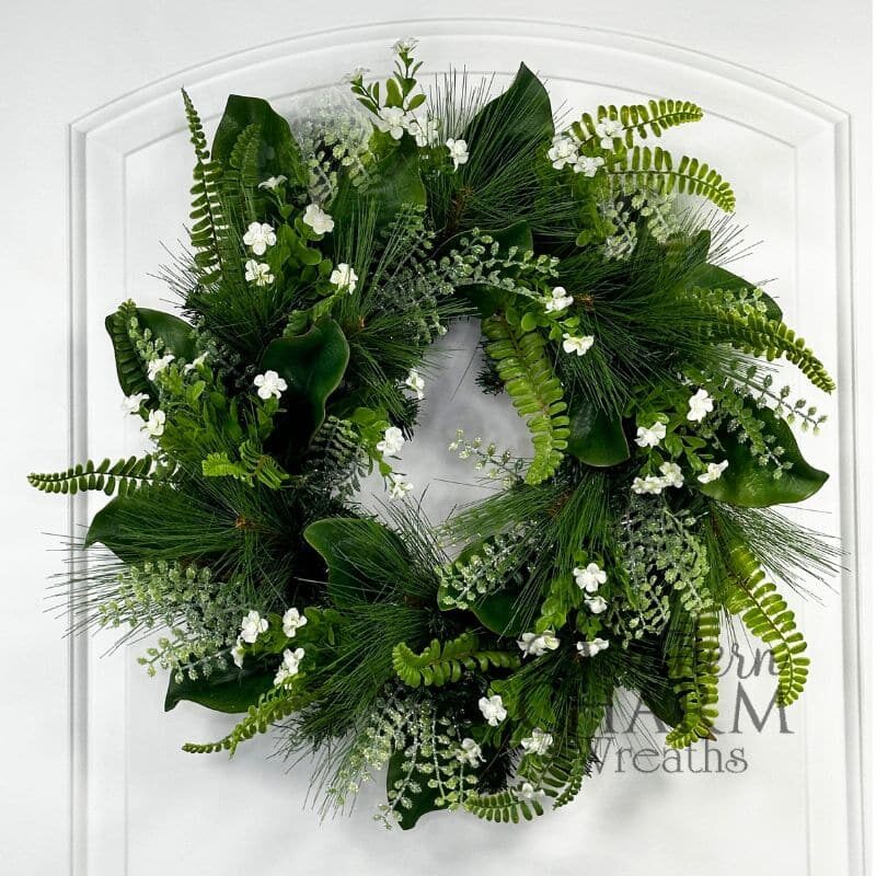 Blog - Simple Winter Greenery Wreath