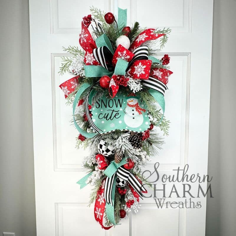 Blog - Snow Cute Winter Swag Wreath