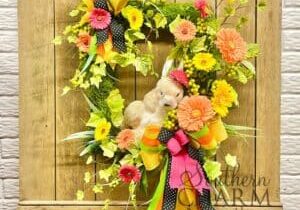 Blog - Square Moss Easter Wreath