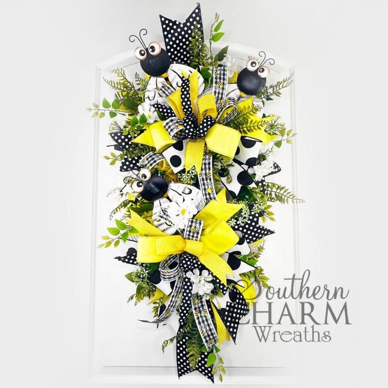 Blog - Summer Bee Swag Wreath