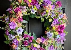Blog - Summer Dahlia Wildflower Wreath
