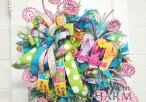 Blog - Summer Flip Flops Deco Mesh Wreath