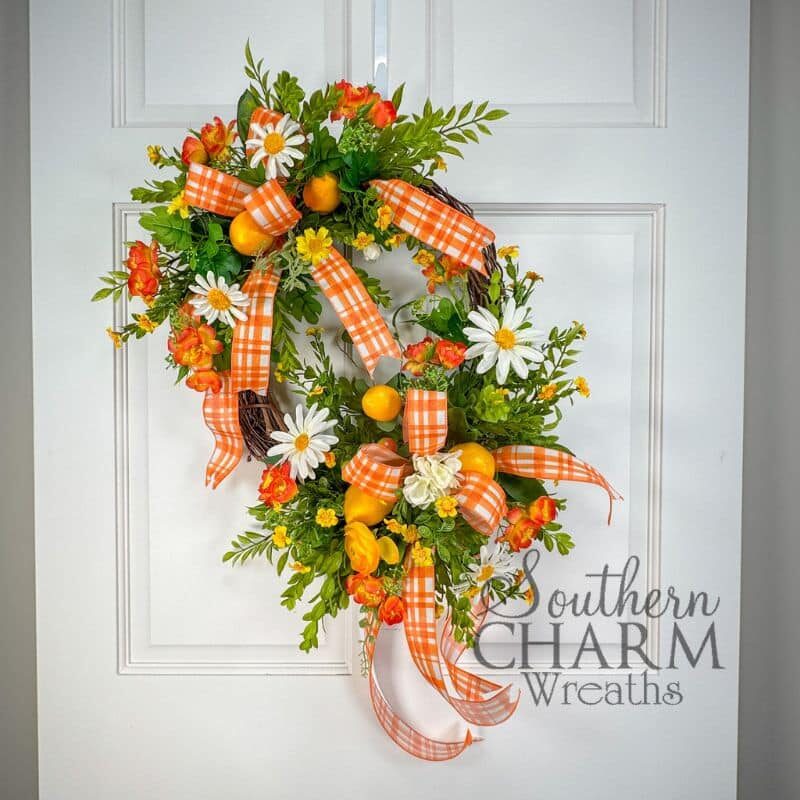 Blog - Summer Lemon Daisy Wreath