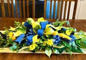 Blog - Summer Lemon Table Arrangement