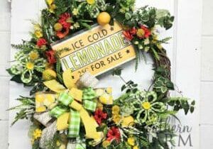 Blog - Summer Lemonade Grapevine Wreath
