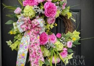 Blog - Summer Pink Peony Wreath