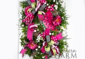 Blog - Summer Watermelon Deco Mesh Wreath