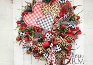 Blog - Valentines Day Deco Mesh Wreath
