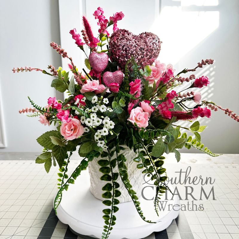 Blog - Valentine's Day Heart Arrangement